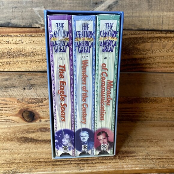 Readers Digest The Century That Made America Great VHS 3-Tape Box Set NEW SEALED - Picture 2 of 5